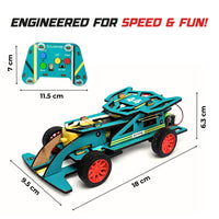 Sooper Brains™ Racer DIY RC Car ( Type-C Rechargeable)