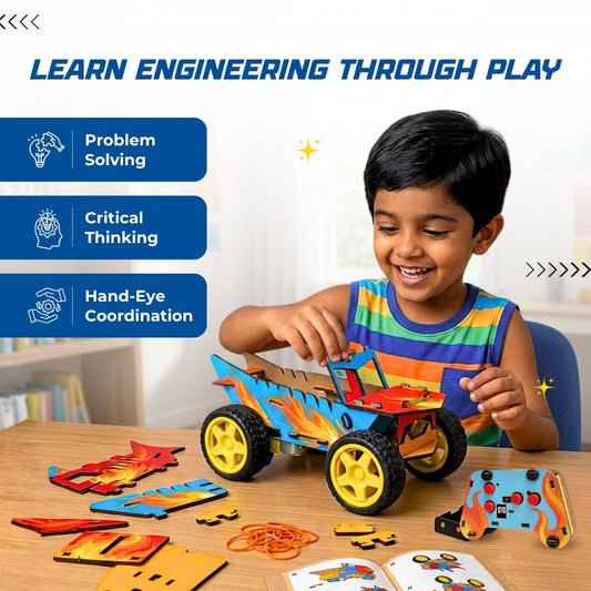 Sooper Brains™ DIY Monster Truck Kit (Type-C Rechargeable)