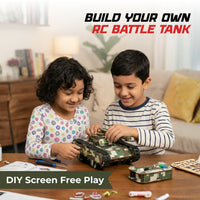 Sooper Brains™ DIY Army Tank Kit (Type-C Rechargeable)