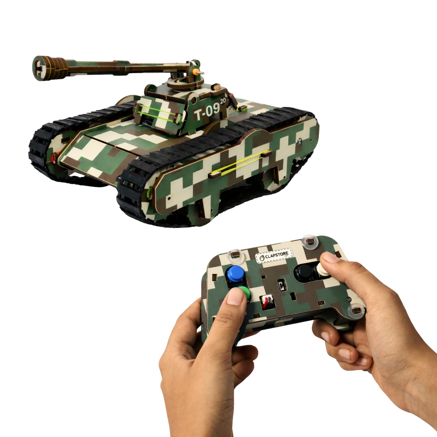 Sooper Brains™ DIY Army Tank Kit (Type-C Rechargeable)