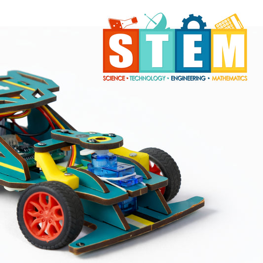 Sooper Brains™ Racer DIY RC Car ( Type-C Rechageable)