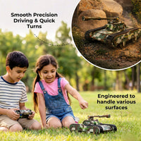 Sooper Brains™ DIY Army Tank Kit (Type-C Rechargeable)