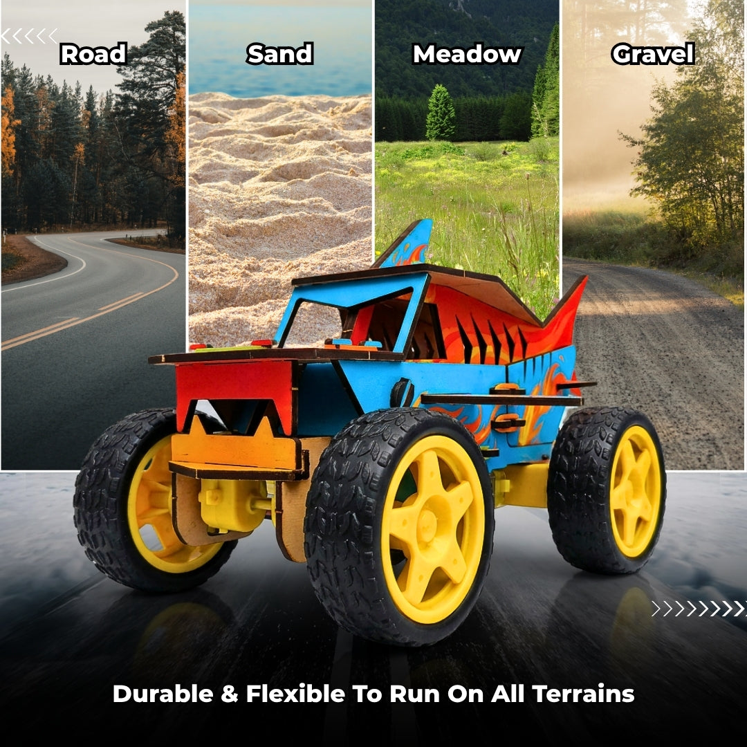 Sooper Brains™ DIY Monster Truck Kit (Type-C Rechargeable)