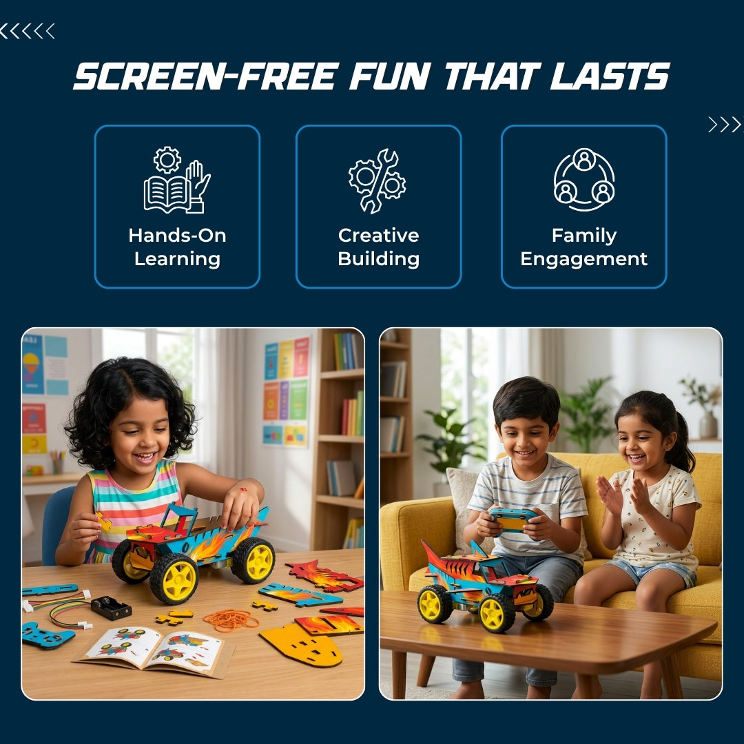 Sooper Brains™ DIY Monster Truck Kit (Type-C Rechargeable)