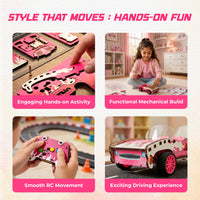 Sooper Brains™ Stacy DIY RC Car (Type-C Rechargeable)