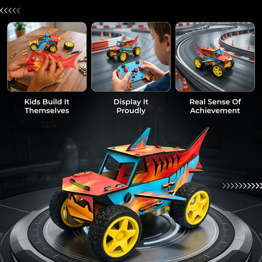 Sooper Brains™ DIY Monster Truck Kit (Type-C Rechargeable)
