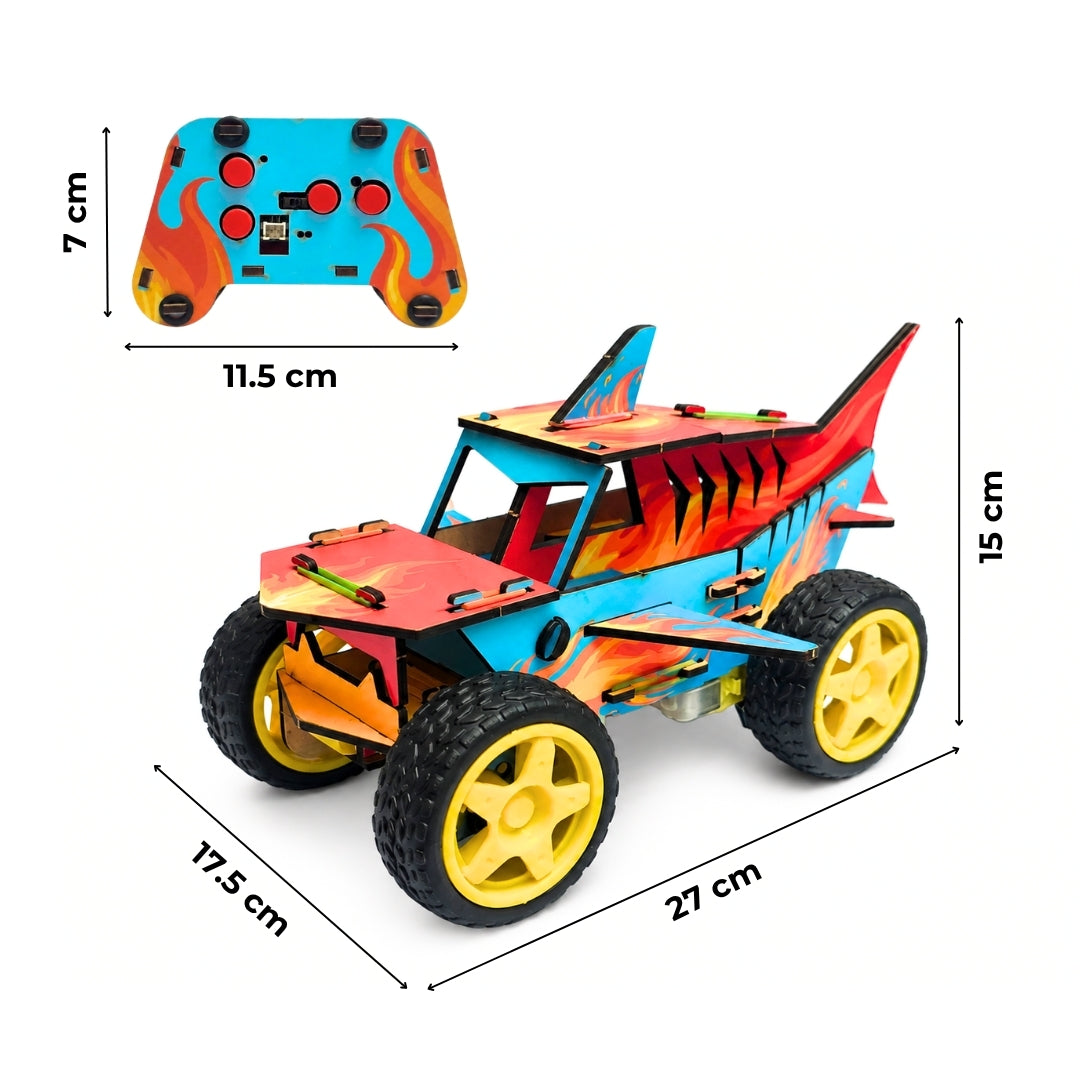 Sooper Brains™ DIY Monster Truck Kit (Type-C Rechargeable)