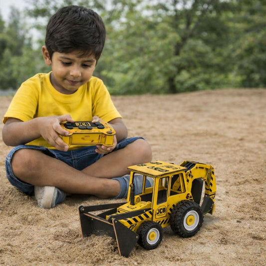 Sooper Brains™ STEM RC JCB Builder Kit (Type-C Rechargeable)