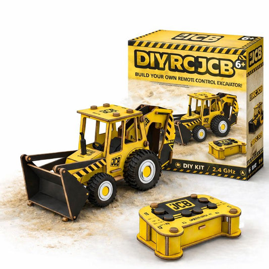 Sooper Brains™ STEM RC JCB Builder Kit (Type-C Rechargeable)