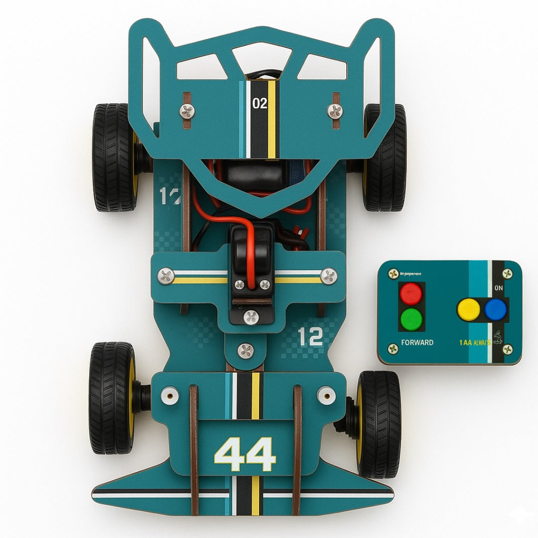 Sooper Brains™ Racer DIY RC Car ( Type-C Rechageable)