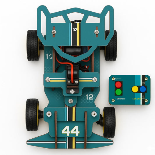 Sooper Brains™ Racer DIY RC Car ( Type-C Rechageable)